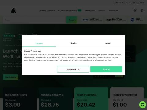 hosting.com - 20倍速度的美国主机托管服务，助力企业高效增长