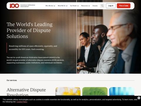 美国仲裁协会（AAA）官方网站：全球领先的争议解决与ADR服务平台