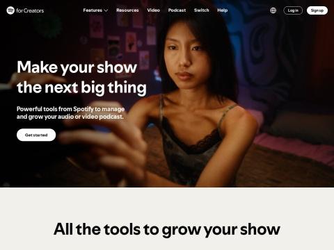 美国Spotify for Creators：免费播客管理与增长工具平台