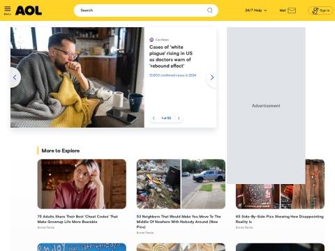 AOL.com 美国新闻门户——实时头条、多元频道与个性化资讯服务