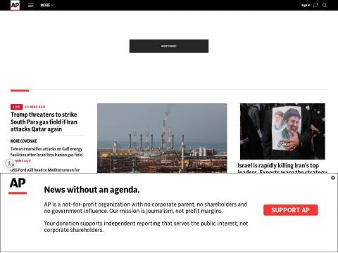 AP News (美联社新闻): 全球领先的美国独立新闻与突发资讯平台