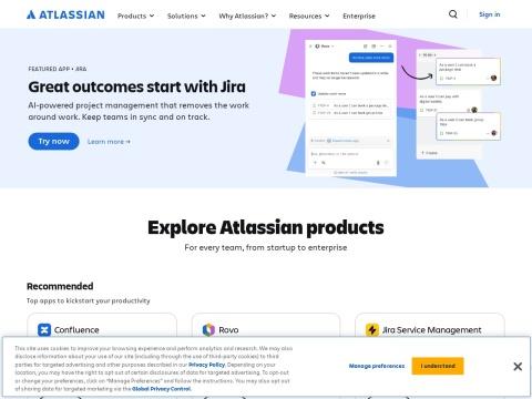 Atlassian产品中心：为团队提供从初创到企业的软件开发与协作工具