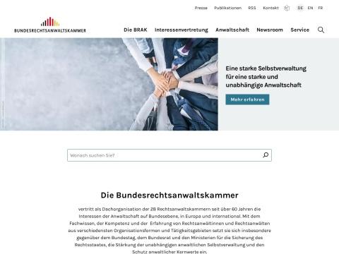 德国联邦律师协会官网 - 律师行业的国家代表机构