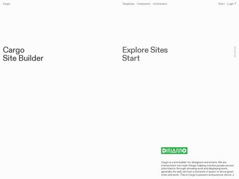 Cargo - 美国设计师与艺术家专用网站构建工具