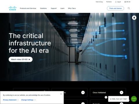 Cisco官网 - 领先的AI基础设施、安全网络与软件解决方案