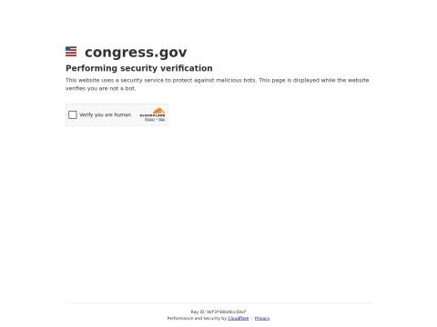 Congress.gov - 美国国会立法信息官方平台