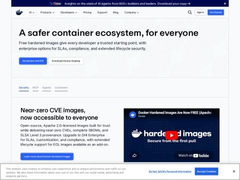 Docker官网：加速容器应用开发与AI构建平台