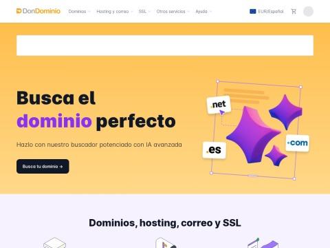 DonDominio评测：西班牙域名注册与虚拟主机服务一站式解决方案