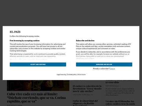 EL PAÍS西班牙全球新闻门户：实时政治经济文化资讯