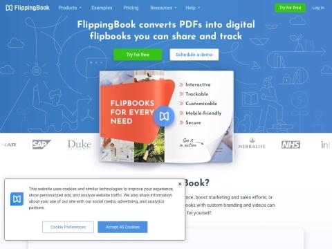 FlippingBook美国数字翻页书制作平台-在线PDF转HTML5交互电子书