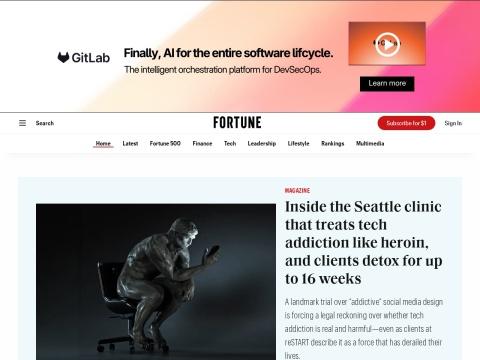 Fortune官网介绍：美国权威商业新闻与财富500强榜单平台