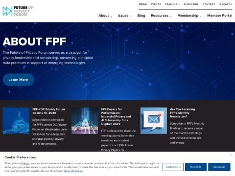 The Future of Privacy Forum - 美国隐私保护与新兴技术治理智库