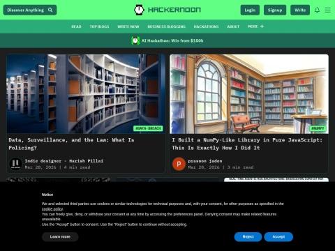 HackerNoon（技术写作与科技社区平台）