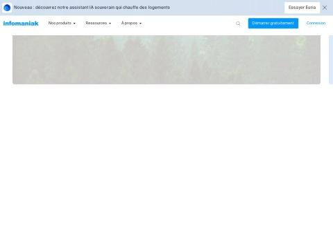 Infomaniak - 瑞士独立云服务商，专注数据主权与隐私保护