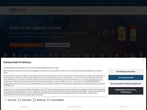 Herold Unternehmensberatung - 德国风险管理与数据安全专家