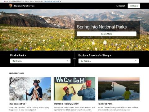 NPS.gov：美国国家公园服务官方网站 - 探索自然与历史的权威门户