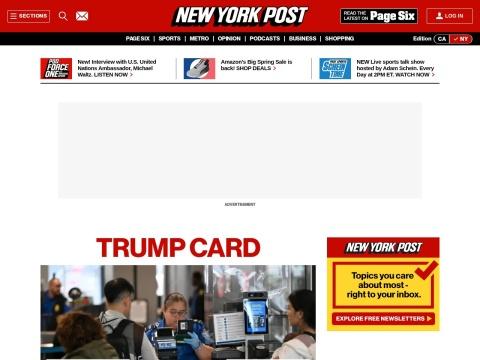 美国纽约邮报：突发新闻与深度报道的权威媒体平台