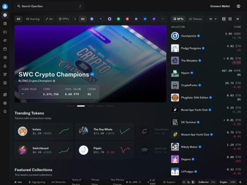 OpenSea：美国领先的NFT与链上资产交易平台