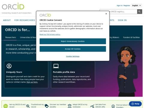 ORCID-全球科研人员唯一身份识别系统