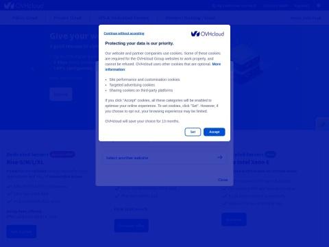 OVHcloud官网介绍：高性价比云服务与托管解决方案