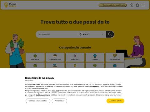 PagineGialle.it - 意大利商业黄页与本地服务搜索平台