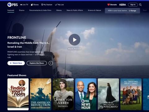 PBS官网：美国公共广播服务的权威新闻与纪录片平台