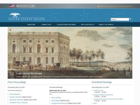 美国参议院官网(senate.gov) - 了解美国立法机构与民主进程的权威平台