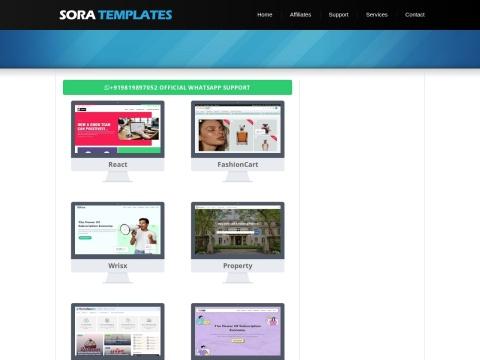 SoraTemplates：高质量免费Blogger模板与响应式主题平台