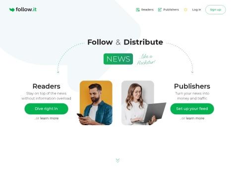 follow.it | 智能新闻聚合与分发平台，助您高效获取与发布内容