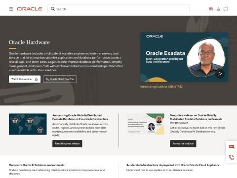 Oracle Hardware (sun.com) - 企业级硬件与数据库优化解决方案