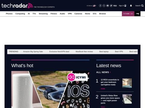 TechRadar | 美国权威科技媒体与产品评测平台
