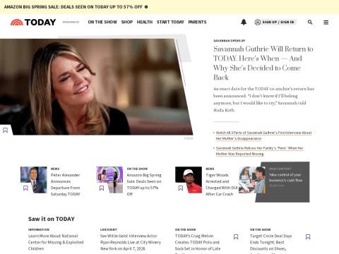 TODAY.com - NBC今日秀：美国新闻资讯与生活方式指南