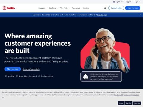 Twilio：AI驱动的通讯API平台，构建卓越客户体验