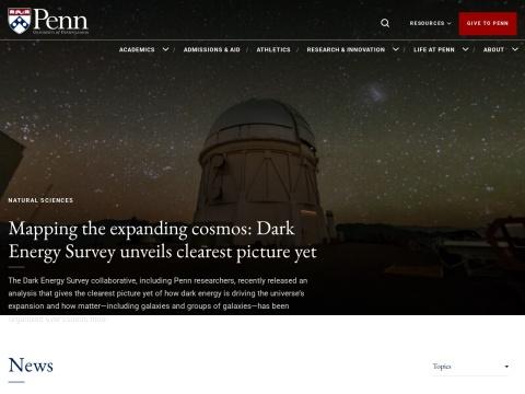 宾夕法尼亚大学官网 - 美国顶尖研究型大学的学术与社区平台