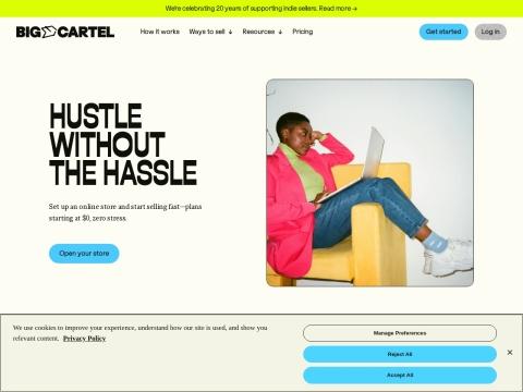 Big Cartel 创作者电商平台