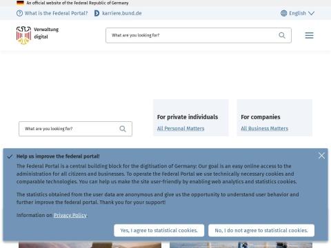 BUND.de - 德国联邦政府门户