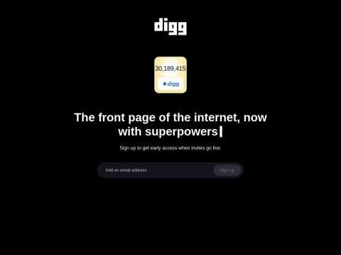 Digg Reboot(Digg 重启计划)
