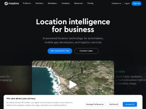 Mapbox（地图盒子 | 美国）