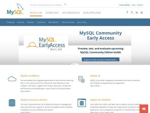 MySQL（Official MySQL Website）