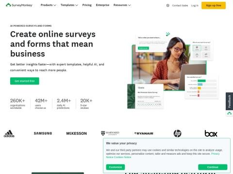 SurveyMonkey（问卷星）