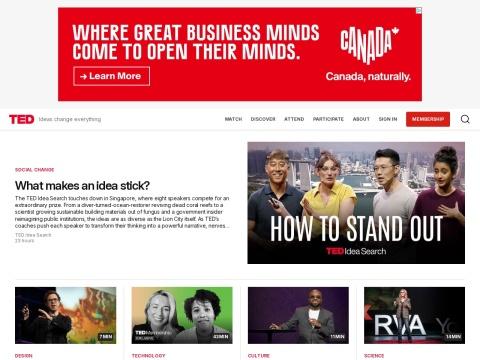 TED 官网（TED.com）